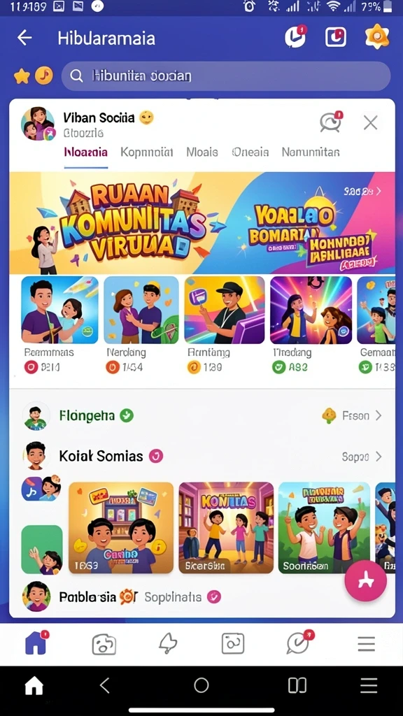 Karakter dengan kemampuan unik yang siap bertempur.