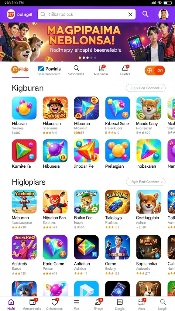 Tampilan antarmuka yang user-friendly dan menarik.