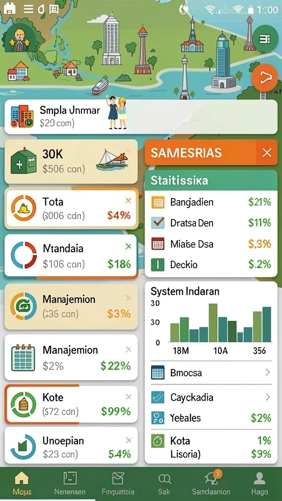 Tampilan antarmuka yang menarik dan mudah digunakan.
