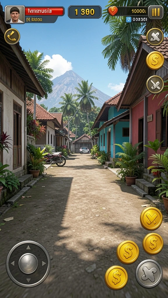 Fitur multiplayer yang memungkinkan bermain dengan teman.