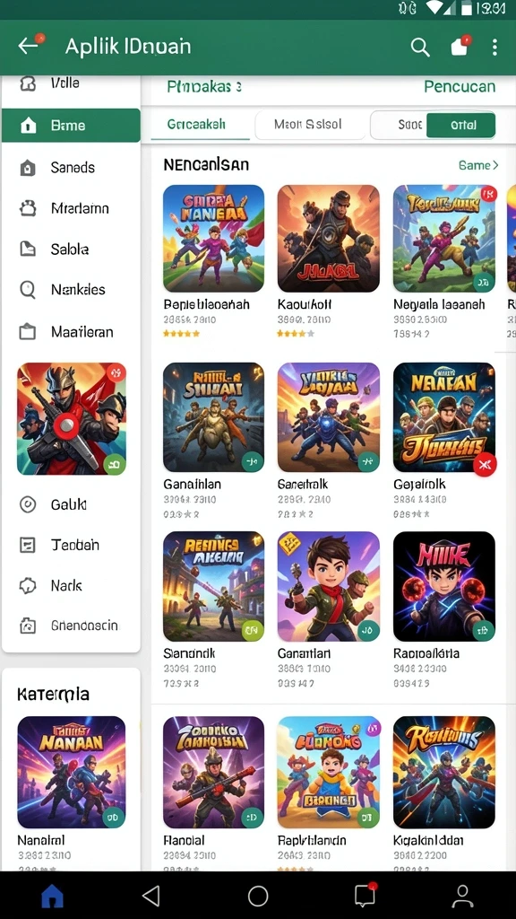 Tampilan antarmuka yang bersih dan mudah dipahami.