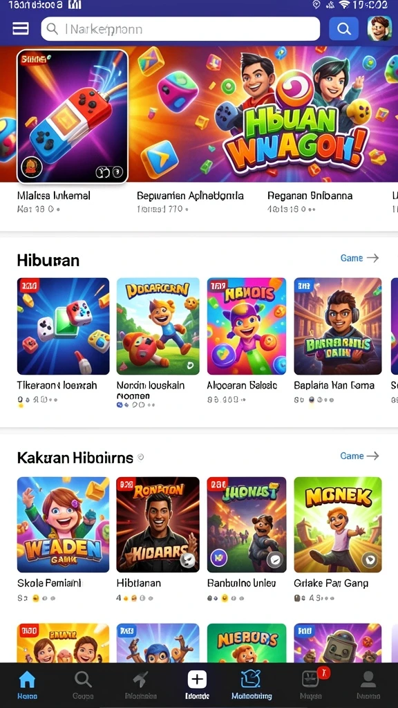 Tampilan antarmuka yang menarik dan mudah digunakan.