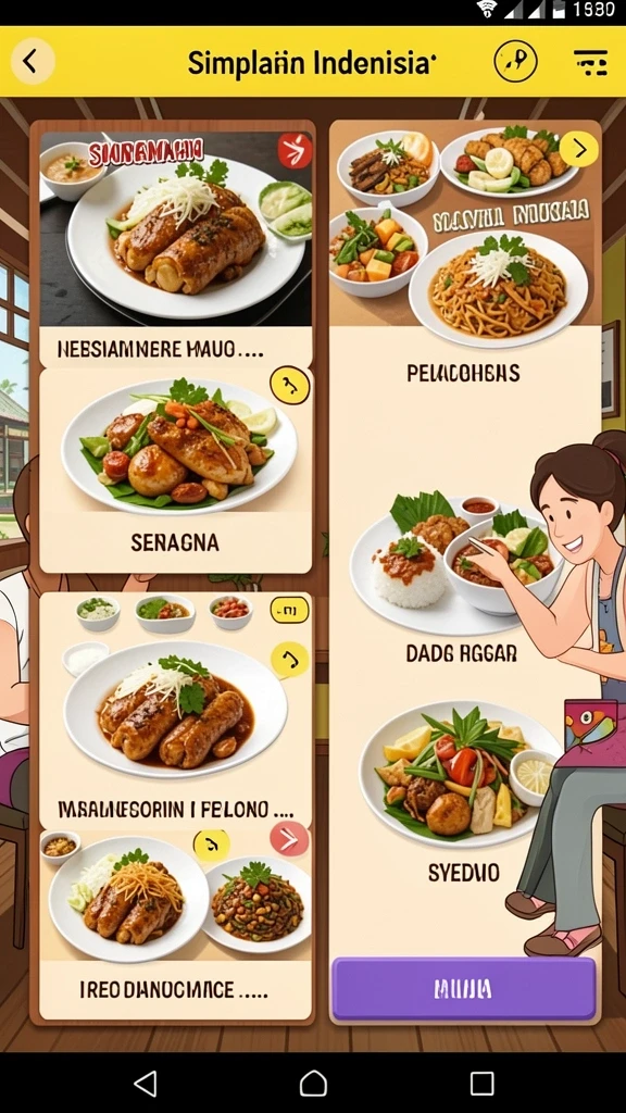 Tampilan awal yang menarik dengan berbagai pilihan tema.