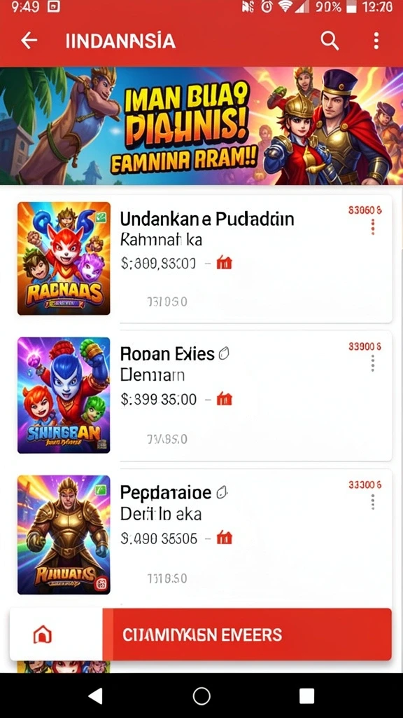 Screenshot menunjukkan grafik menawan dari permainan.