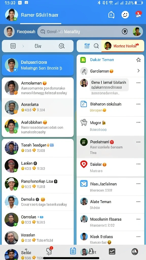 Tampilan antarmuka yang ramah pengguna.