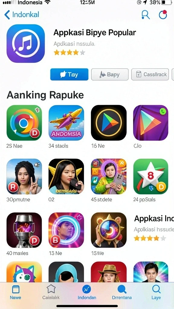 Tampilan antarmuka pengguna yang intuitif dan menarik.