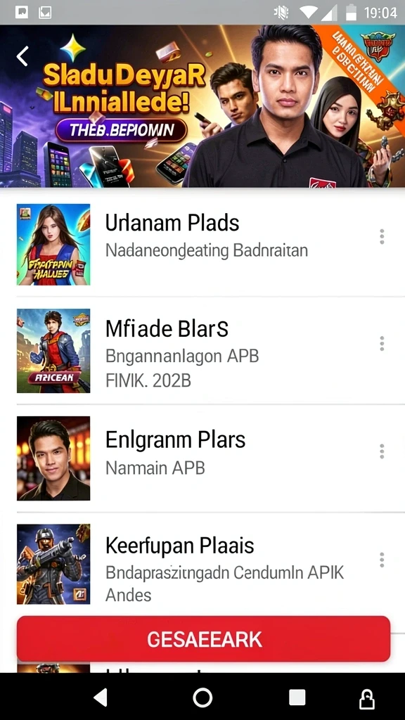 Karakter-karakter unik yang bisa dipilih.