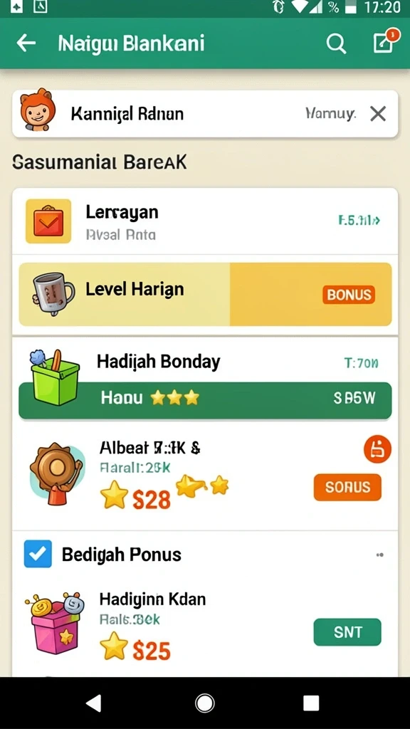 Bonus menarik untuk pengguna baru dan loyal.