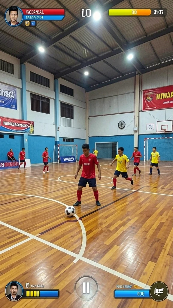 Tampilan grafis yang memukau dalam permainan.