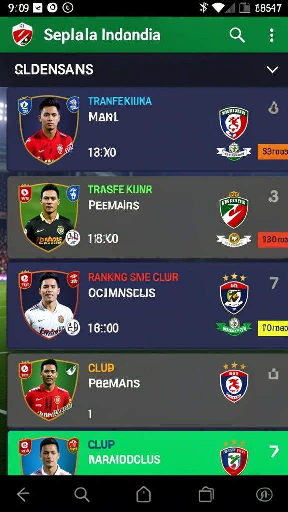 Menampilkan leaderboard dengan peringkat tertinggi pemain.
