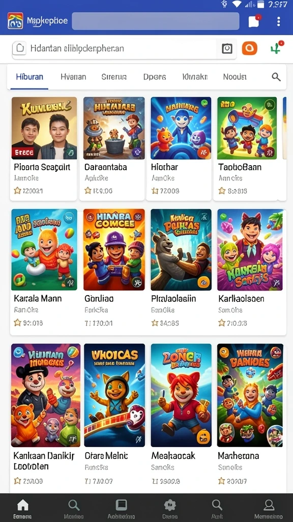 Tampilan antarmuka yang intuitif dan menarik.