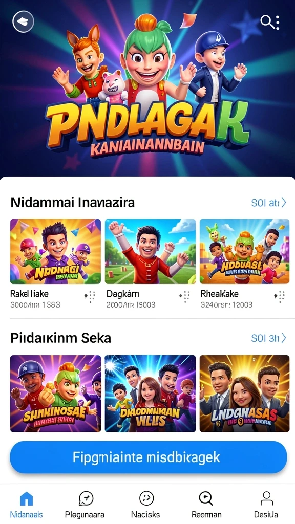 Karakter-karakter unik untuk dipilih dan dikustomisasi.