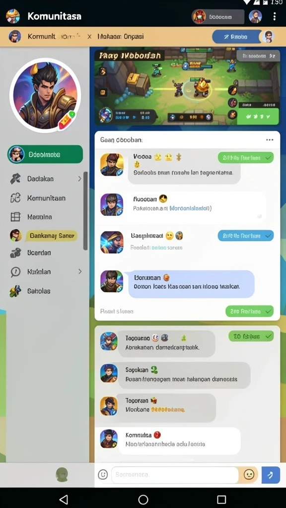 Karakter yang dapat dikustomisasi sesuai keinginan pemain.