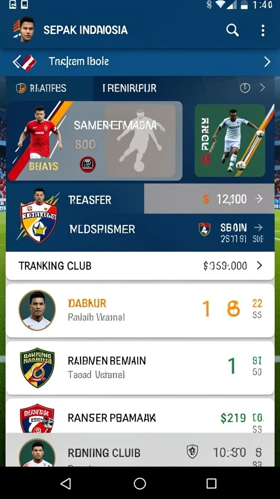 Screenshot fitur turnamen bulanan dengan hadiah menarik.