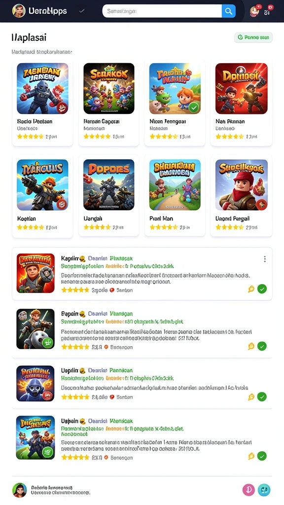 Screenshot menunjukkan karakter aksi dalam pertempuran.