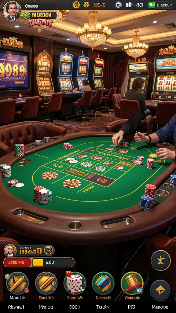 Tampilan utama game dengan karakter yang menarik.