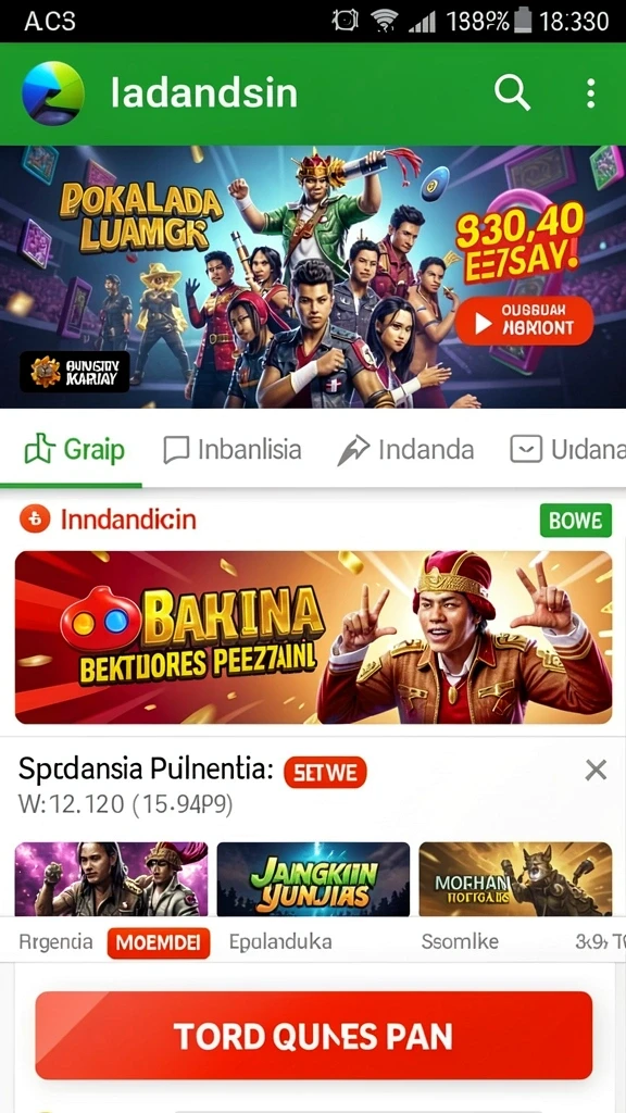 Tampilan antarmuka yang ramah pengguna.