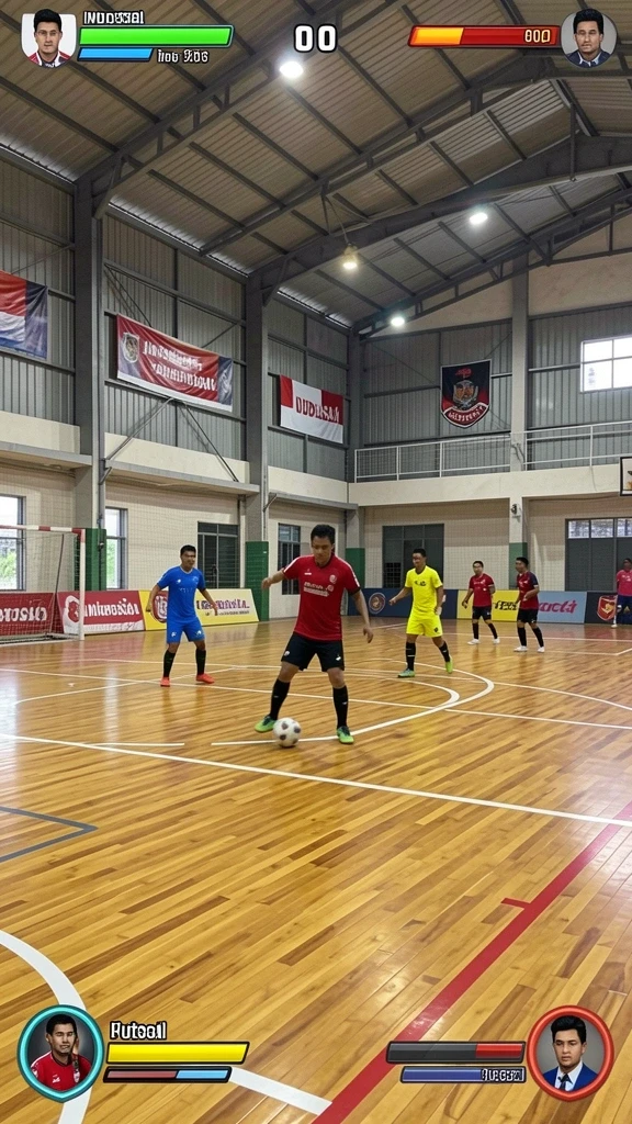 Gambaran permainan multiplayer yang kompetitif.
