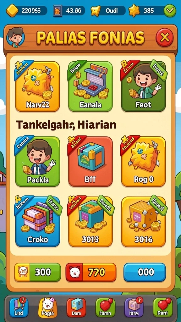 Tangkapan layar ketiga menampilkan pilihan karakter yang bervariasi.
