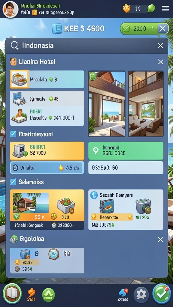 Fitur multiplayer memungkinkan interaksi pemain.