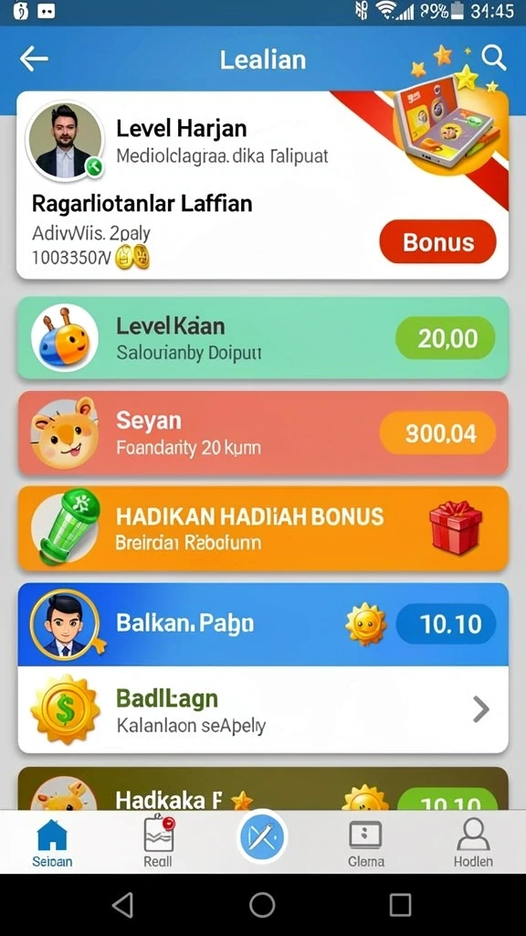 Momen seru dalam permainan dengan teman-teman.