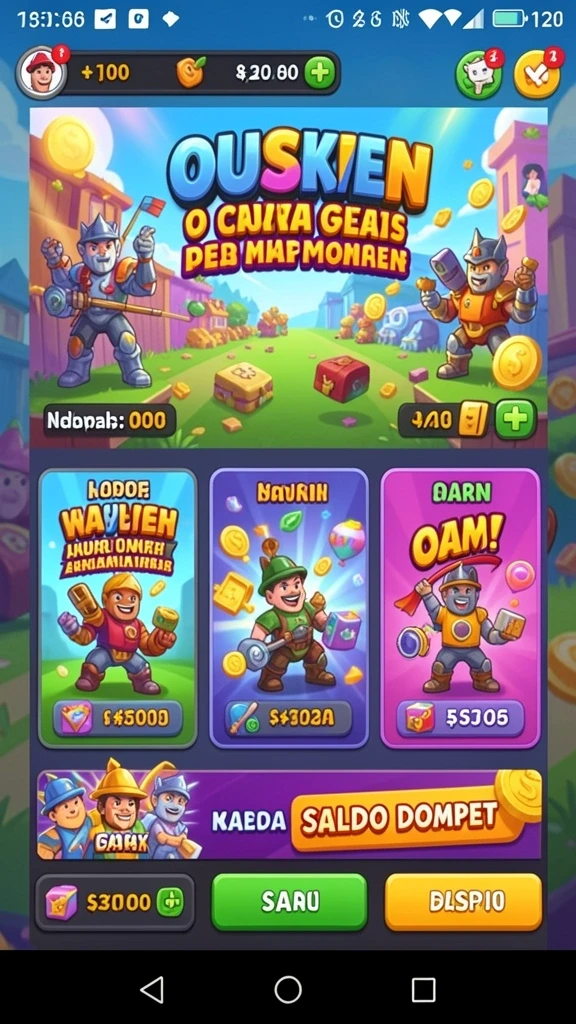 Tangkapan layar dari misi menantang di WAR138.