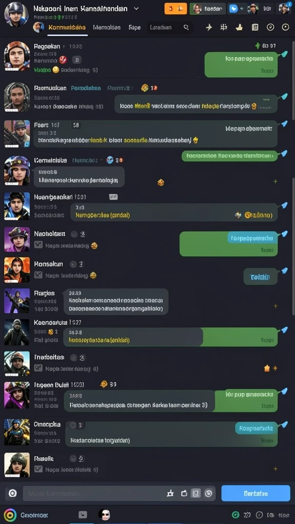 Karakter dengan kemampuan unik siap beraksi!